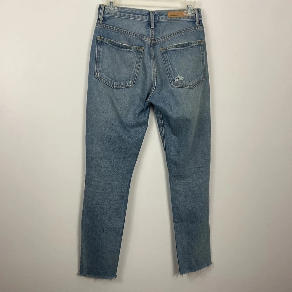 GRLFRND Karolina High Rise Skinny Jeans Womens Size 25 Distressed